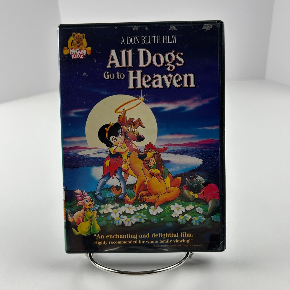 All Dogs Go to Heaven DVD MGM Kids‎ Don Bluth Burt Reynolds Animated Movie